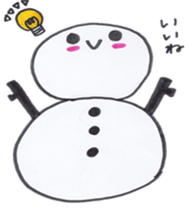 Daily snowman sticker #6345847