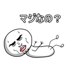 Laver is stick man sticker #6346919