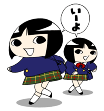 Twin girls Sticker Mimiko & Hanako sticker #6347145