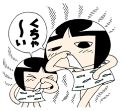 Twin girls Sticker Mimiko & Hanako sticker #6347146