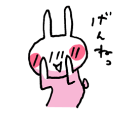 Funny cat & bunny from KAGOSHIMA 2nd sticker #6348279