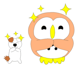 Fuku-chan 4. (owl) sticker #6348361