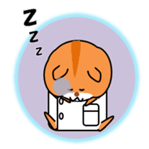 Life of medical student hamster ver.2 sticker #6348443