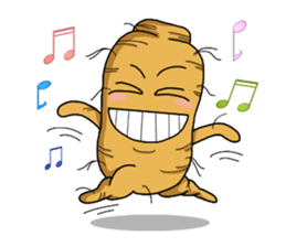 Amusing Mr.Ginseng 2 (Holiday greetings) sticker #6348490