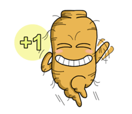 Amusing Mr.Ginseng 2 (Holiday greetings) sticker #6348501