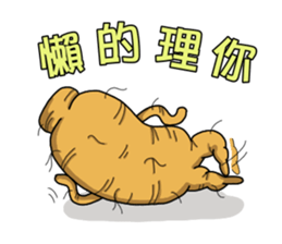 Amusing Mr.Ginseng 2 (Holiday greetings) sticker #6348502