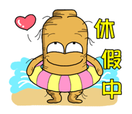 Amusing Mr.Ginseng 2 (Holiday greetings) sticker #6348504