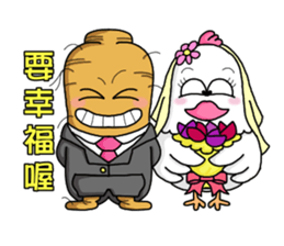 Amusing Mr.Ginseng 2 (Holiday greetings) sticker #6348525