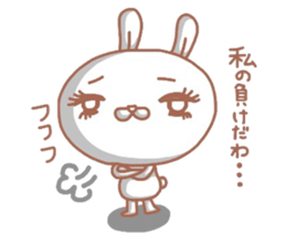 Sticker of the rabbit with a pretty eye sticker #6348599