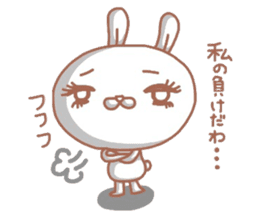 Sticker of the rabbit with a pretty eye sticker #6348599