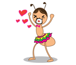 Ant mischievously sticker #6349221