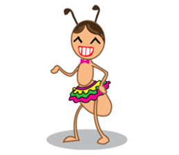 Ant mischievously sticker #6349228