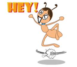 Ant mischievously sticker #6349229