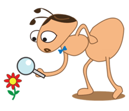 Ant mischievously sticker #6349235