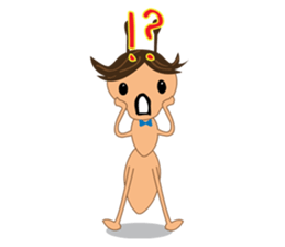 Ant mischievously sticker #6349243