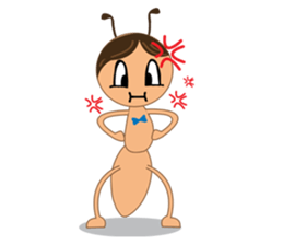 Ant mischievously sticker #6349244