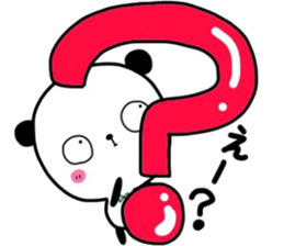 Pretending ignorance panda 2 sticker #6349325