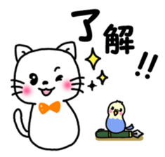 Greetings sticker of cat sticker #6349498