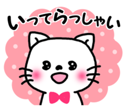 Greetings sticker of cat sticker #6349500