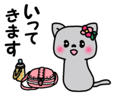 Greetings sticker of cat sticker #6349502