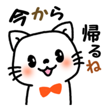 Greetings sticker of cat sticker #6349503