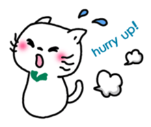 Greetings sticker of cat sticker #6349506