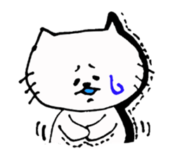 The interesting and cute cat sticker #6349572