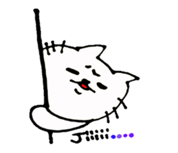 The interesting and cute cat sticker #6349579