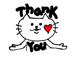 The interesting and cute cat sticker #6349596