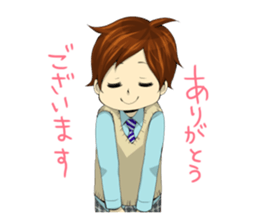 the high school boy sticker #6349902