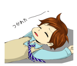 the high school boy sticker #6349919