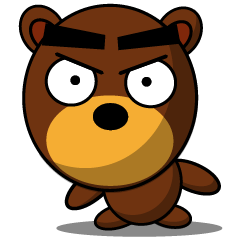 Black Eyebrows Bear 10