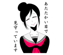 All kinds of cute schoolgirl sticker #6350717