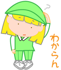 Japanese caddie, named Candy. sticker #6350961