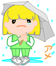 Japanese caddie, named Candy. sticker #6350963