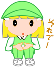 Japanese caddie, named Candy. sticker #6350966