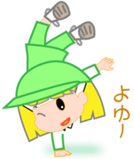 Japanese caddie, named Candy. sticker #6350968