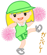 Japanese caddie, named Candy. sticker #6350971