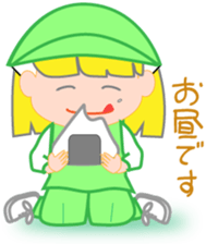 Japanese caddie, named Candy. sticker #6350972