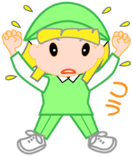 Japanese caddie, named Candy. sticker #6350976