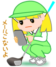 Japanese caddie, named Candy. sticker #6350977