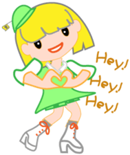 Japanese caddie, named Candy. sticker #6350991