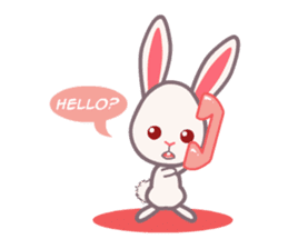 Daisy, The Rabbit sticker #6351630