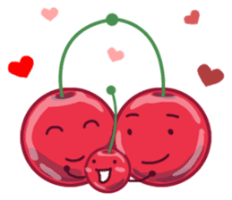 Mr. & Mrs. Cherry 2 sticker #6351642