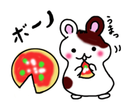 Hamstar-chan in the world. sticker #6351767