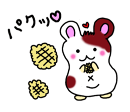 Hamstar-chan in the world. sticker #6351777