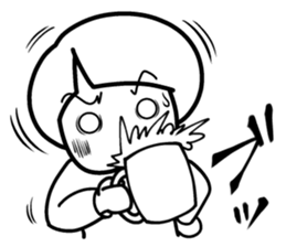 Sheer! Bobbed daily youth sticker #6352158