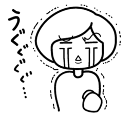 Sheer! Bobbed daily youth sticker #6352164