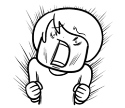 Sheer! Bobbed daily youth sticker #6352180