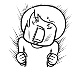 Sheer! Bobbed daily youth sticker #6352180